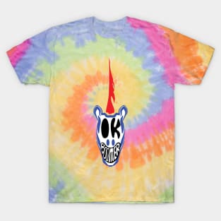 Funny Creepy OK Boomer semi abstract Unicorn T-Shirt